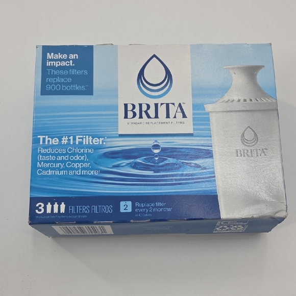 Brita Blue and White Filter Pack 6 Individual Filters (3 In Each Box) New - Picture 10 of 11